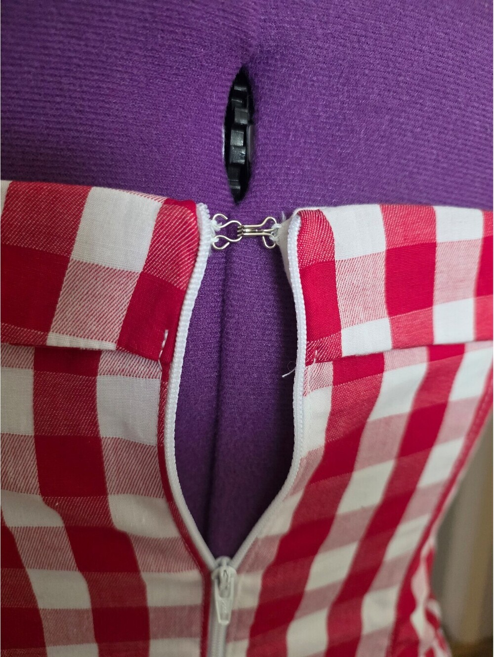 Pony Tales by Fables Bustier top Red/White Gingham size small - Picture 4 of 4